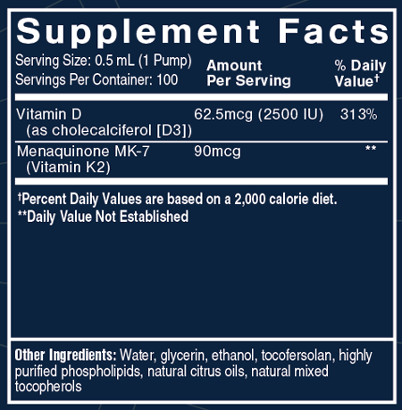 Vitamin D - Nanoemulsified D3K2