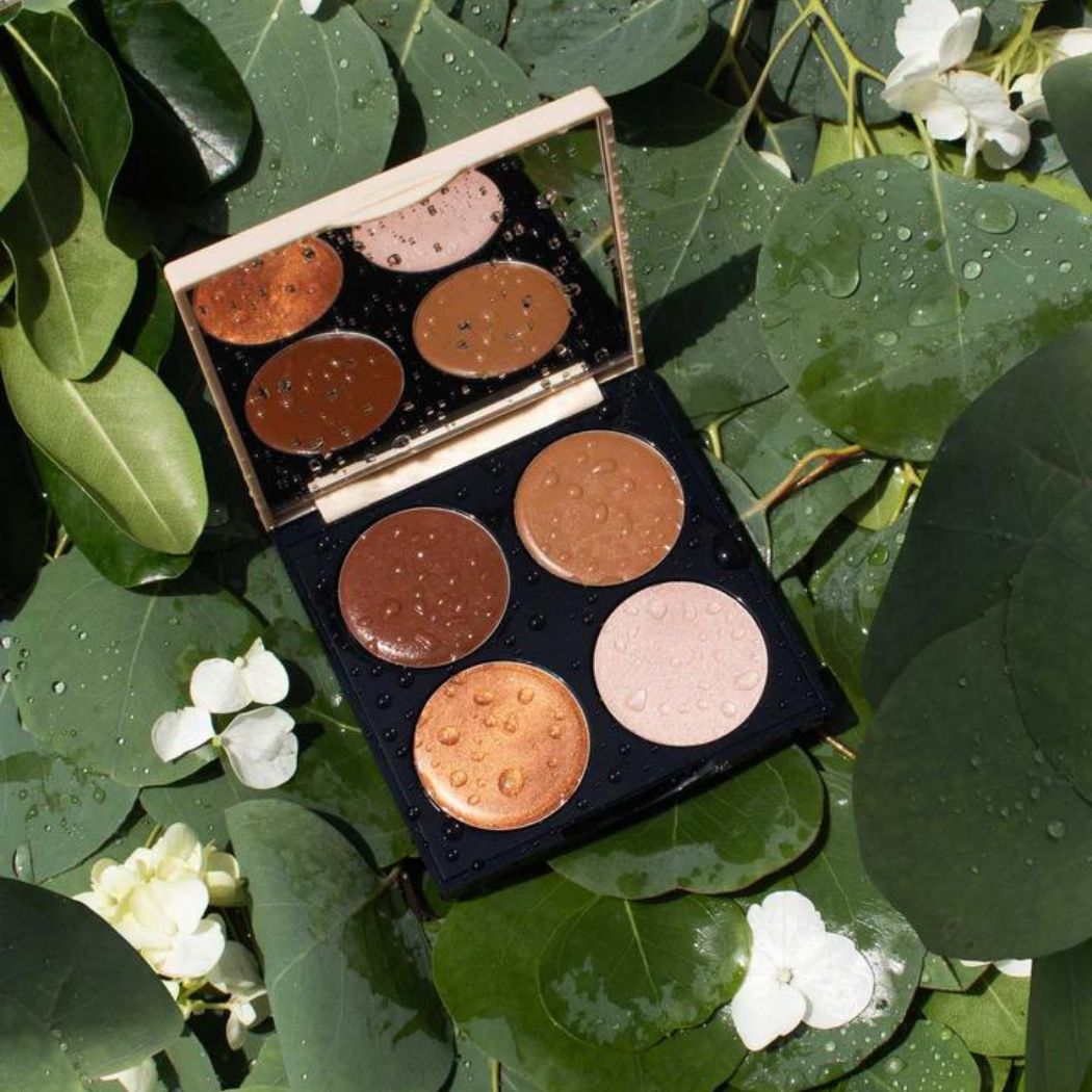 Multi-Use Ceramide Cream Lip + Cheek Palette-Healthy Bronzed Glow