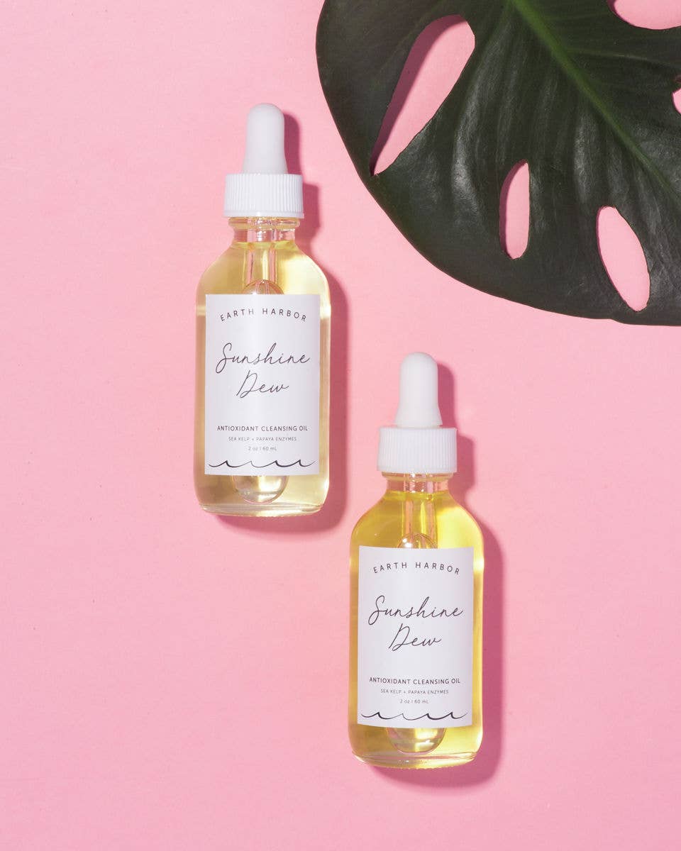 Sunshine Dew: Antioxidant Cleansing Oil.