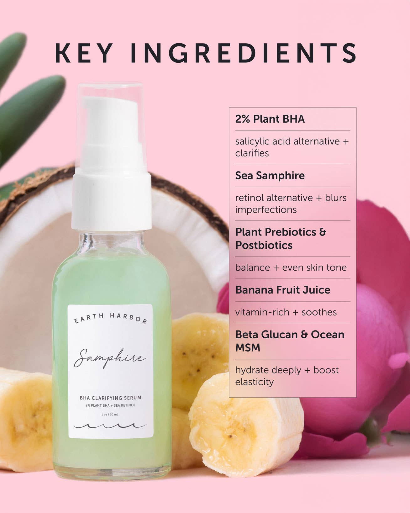 Samphire BHA: Clarifying Serum: 2% Plant BHA + Sea Retinol