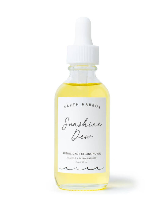 Sunshine Dew: Antioxidant Cleansing Oil.