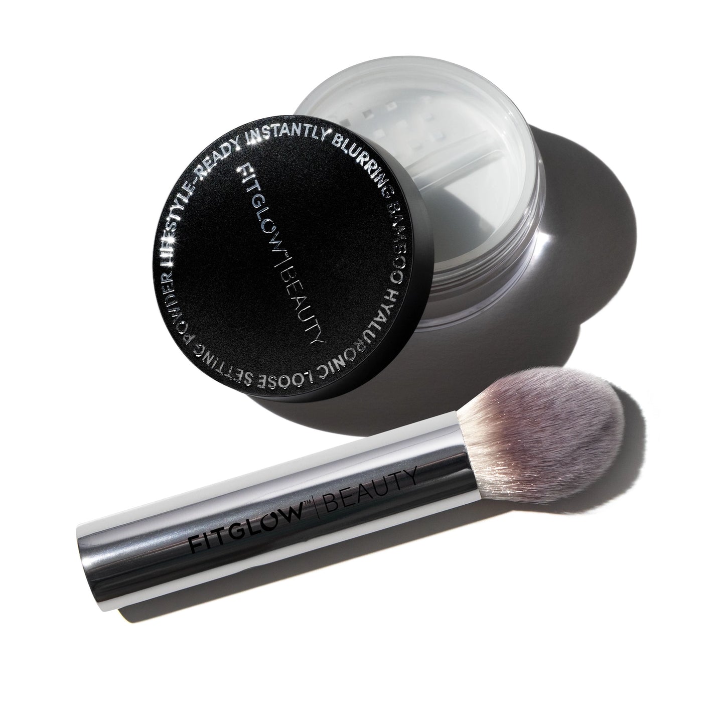 Bamboo Hyaluronic Loose Setting Powder + Brush Duo