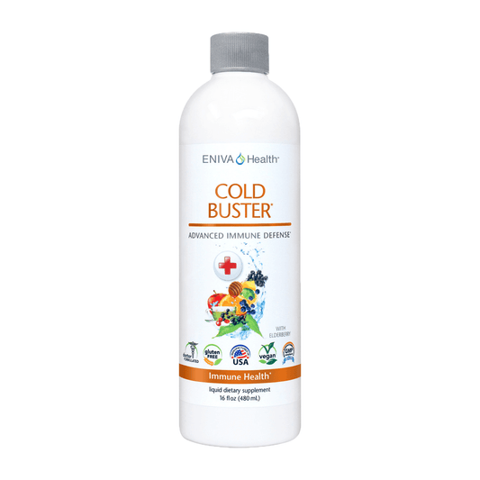 Cold Buster Immune Armor - With Elderberry, Zinc, Vit C & D, Enchinacea (16 oz)