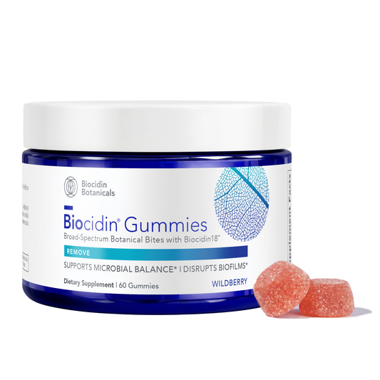 Biocidin Gummies wildberry broad-spectrum botanical gummies, 60 count