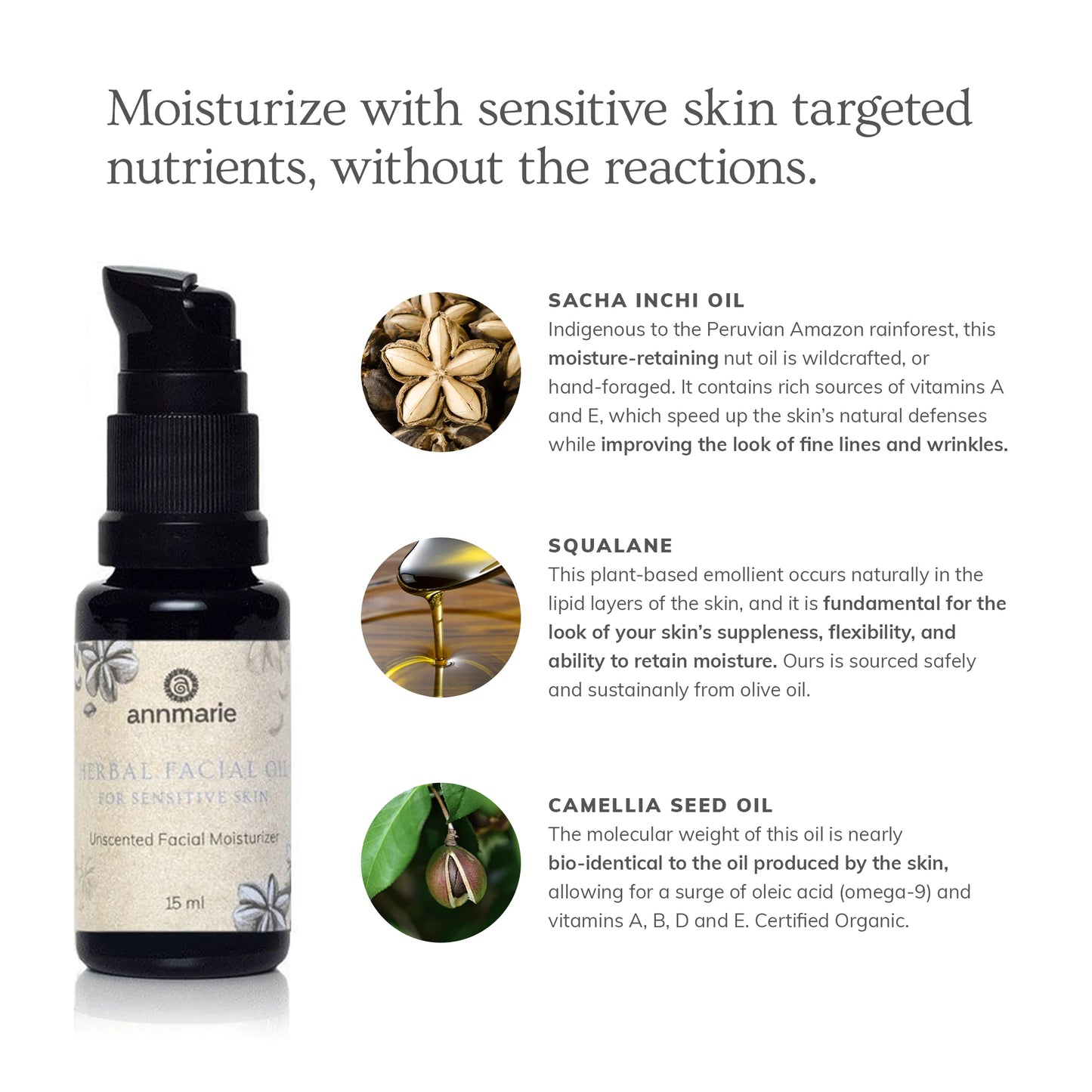 Herbal Facial Oil for Sensitive Skin