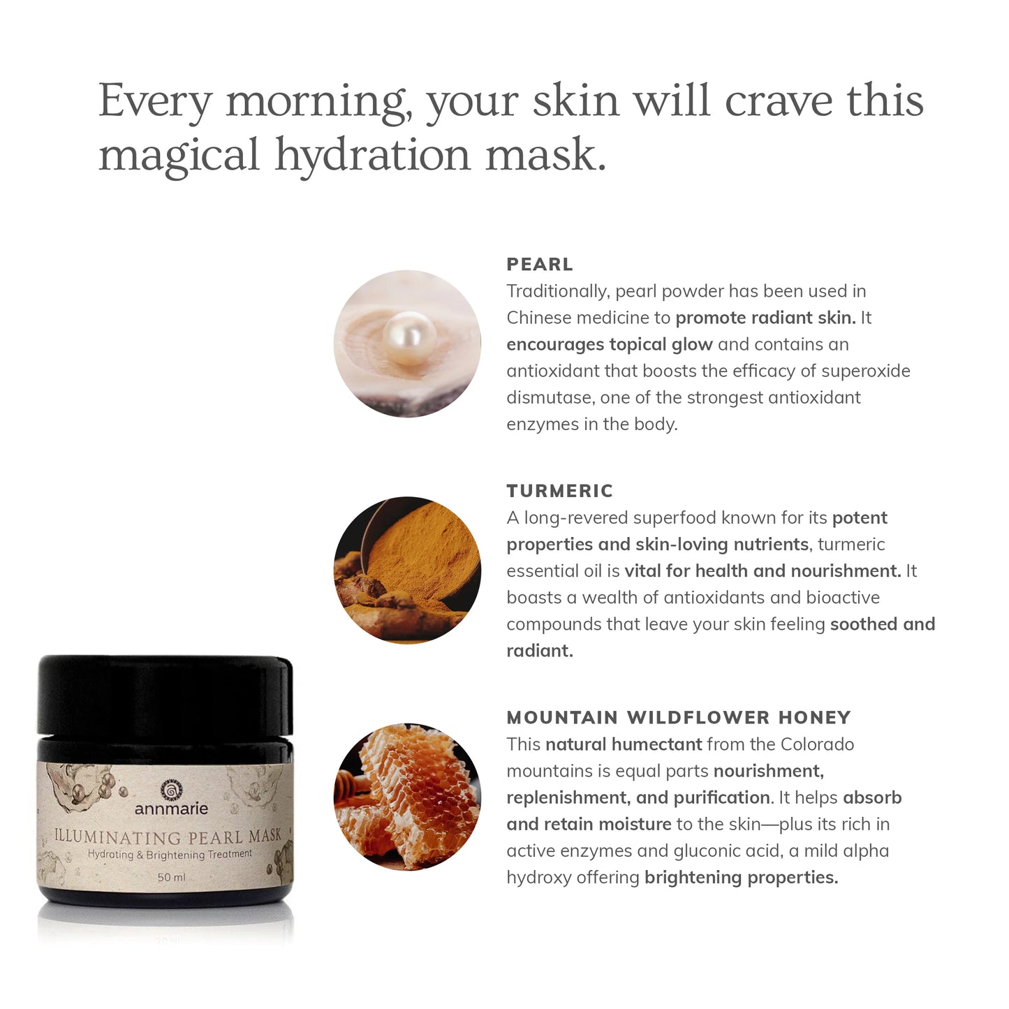 Illuminating Pearl Mask - Hydrating & Brightening Treatment (50ml)