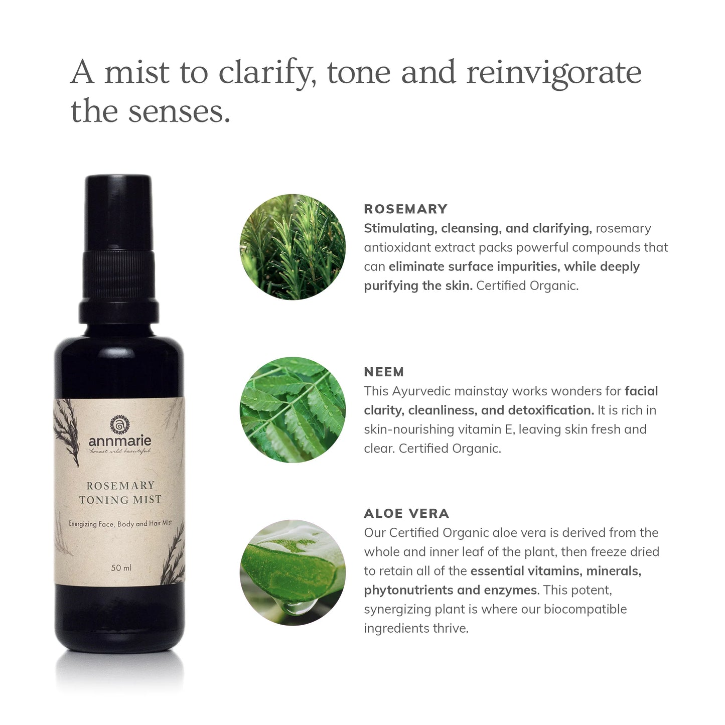 Rosemary Toning Mist (50ml)