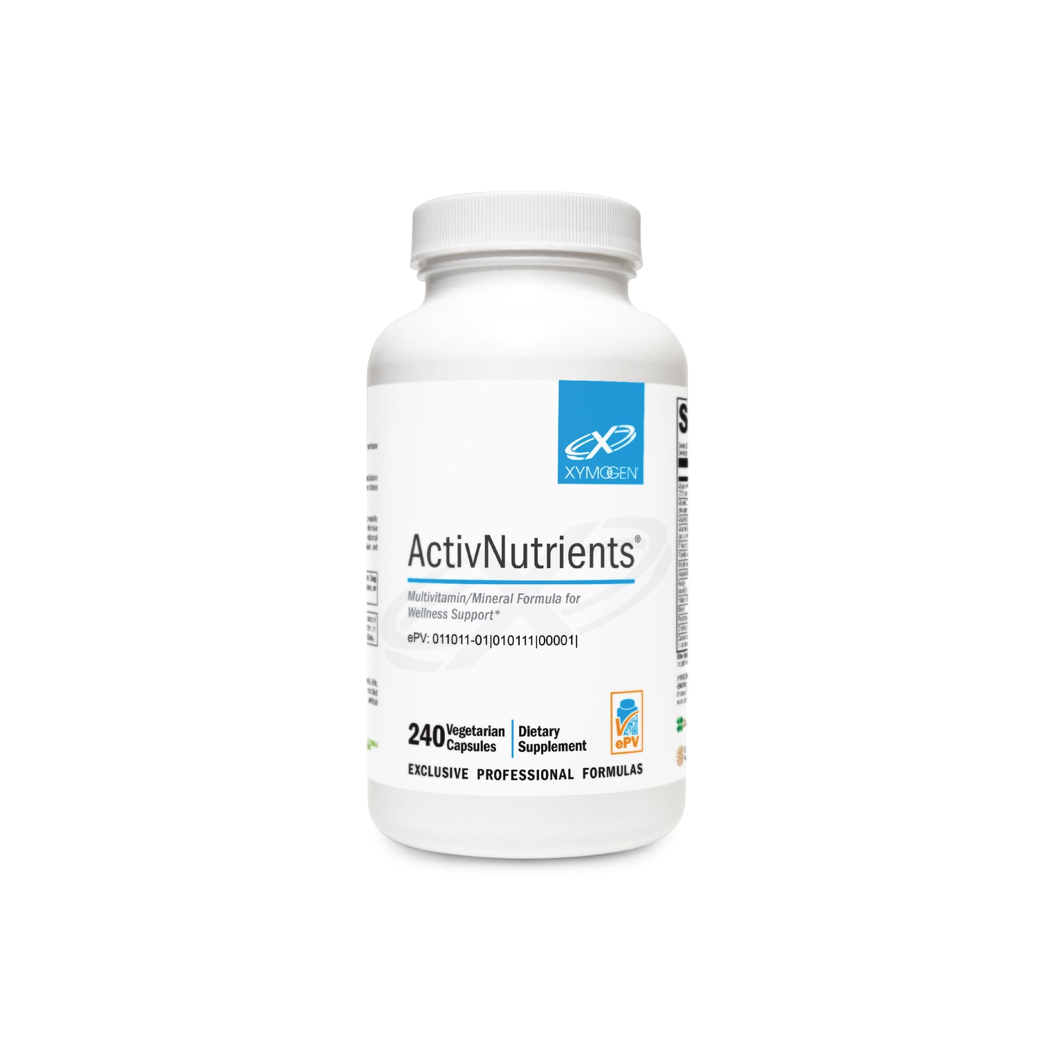 ActivNut w/o Fe 240 - Multivitamin Without Iron, 240 Capsules