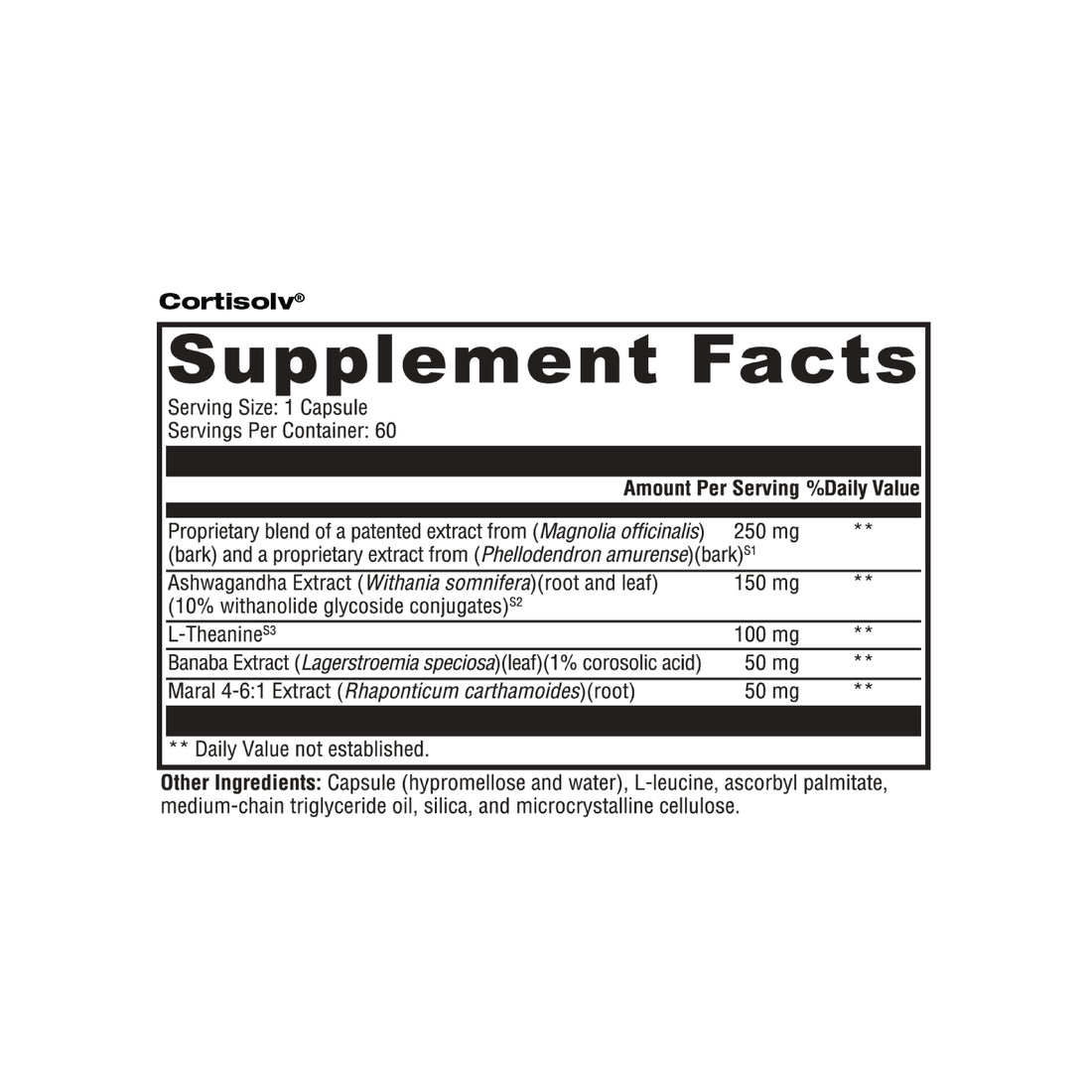 XYMOGEN Cortisolv | Cortisol and Stress Support Supplement | SOLUDE
