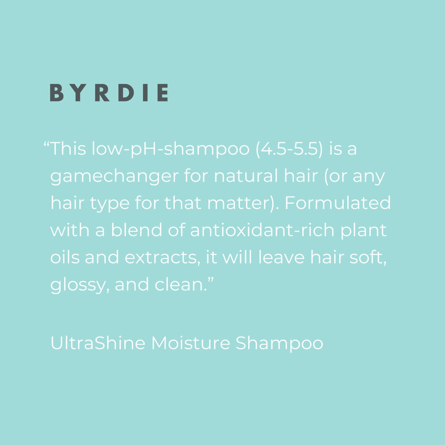 Ultrashine Moisture Shampoo - 8.5 oz