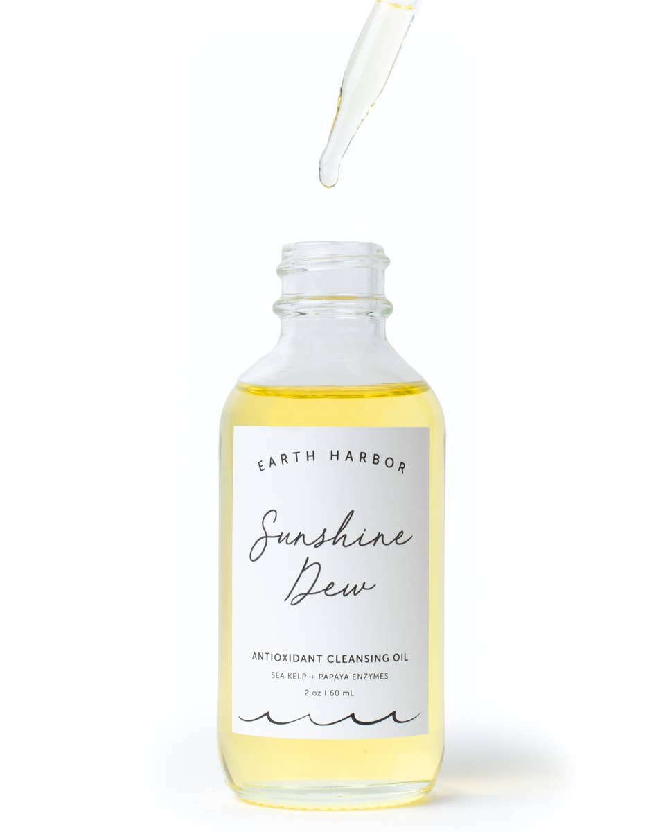 Sunshine Dew: Antioxidant Cleansing Oil.