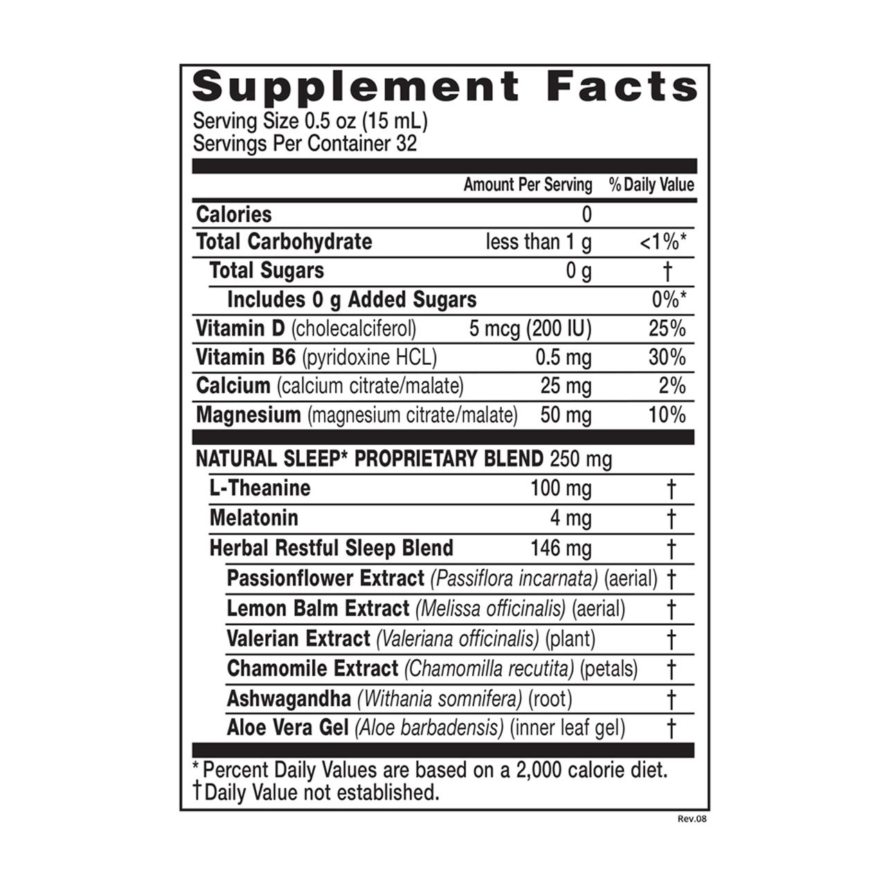 Natural Sleep (16oz)