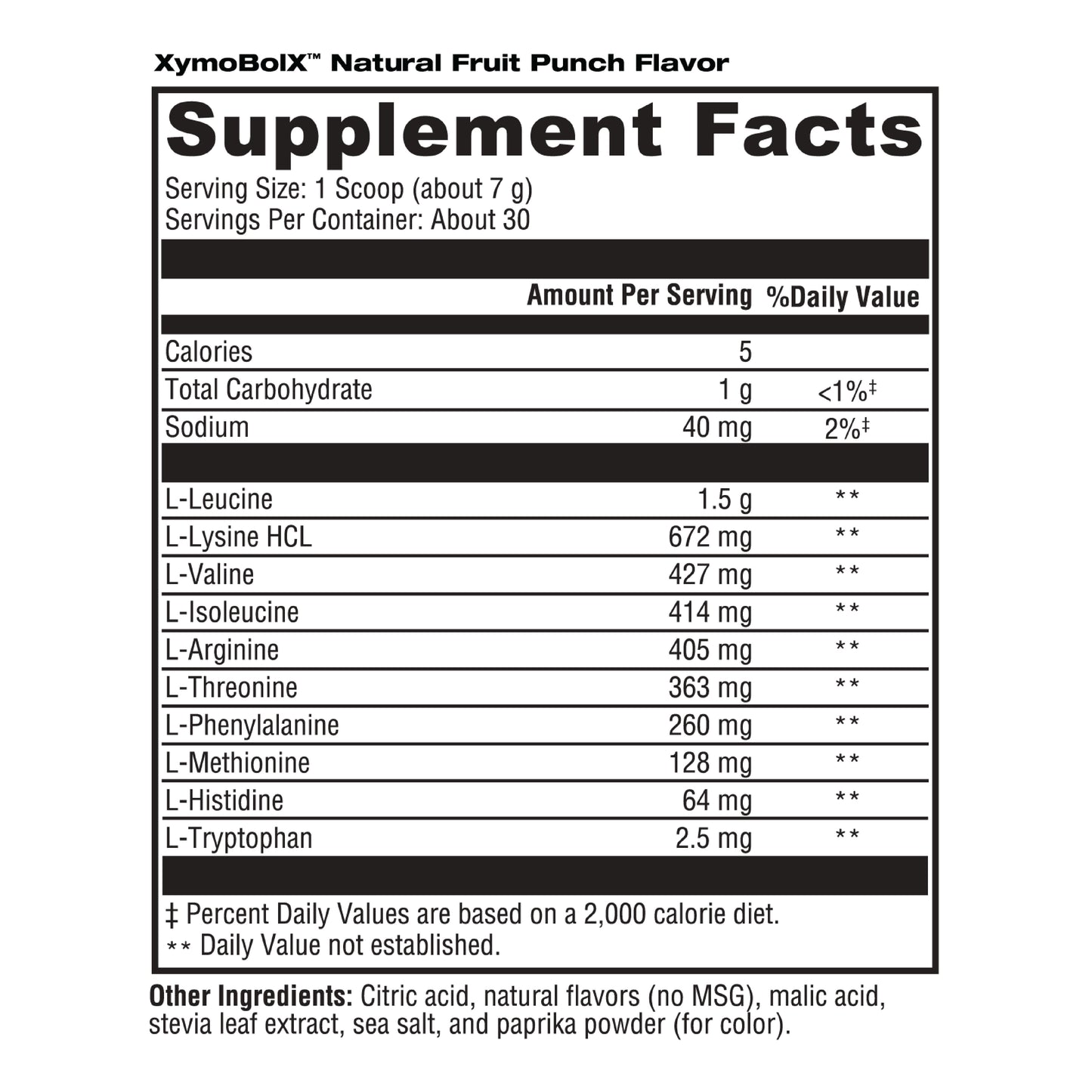 XymoBolX Fruit Punch 30sv